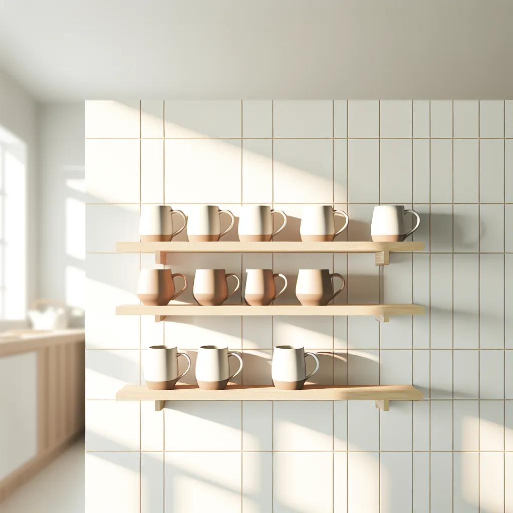 Organized Mug Display