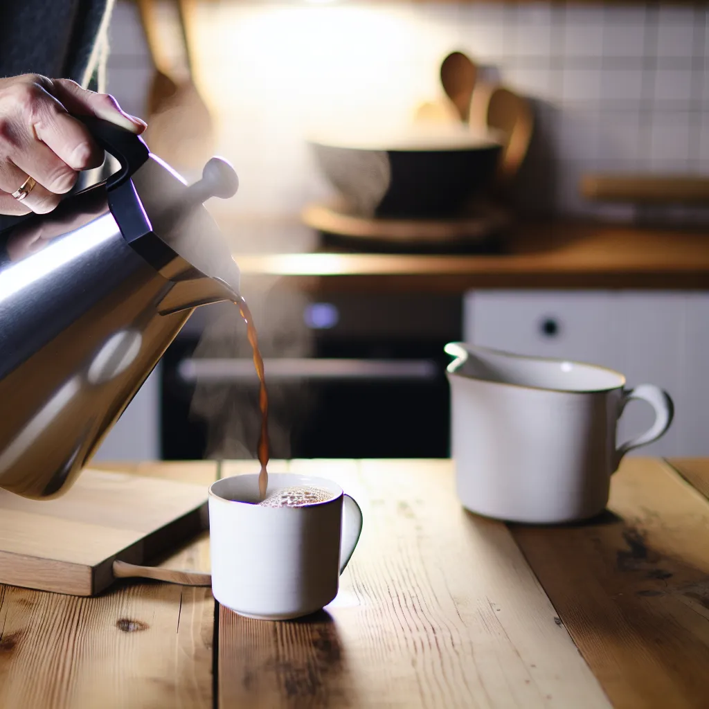 Elegant Coffee Preparation