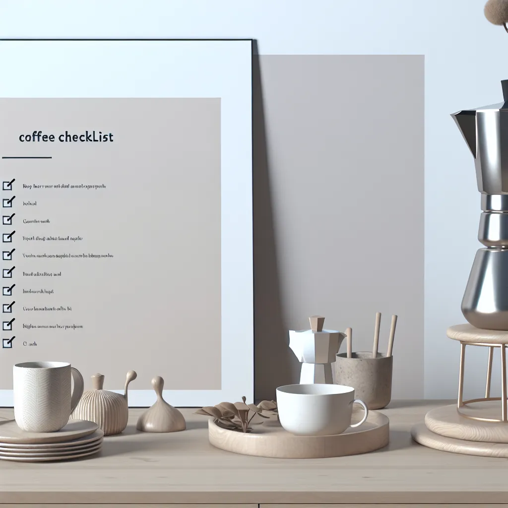 Daily Coffee Ritual Checklist